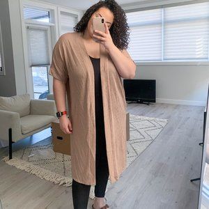 Addition Elle Beige Long Cardigan